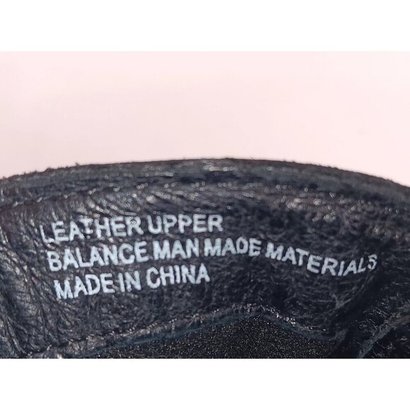 Born Womens Boot Size 8 Short Western Bootie Black Leather Strap Buckles - Picture 11 of 13